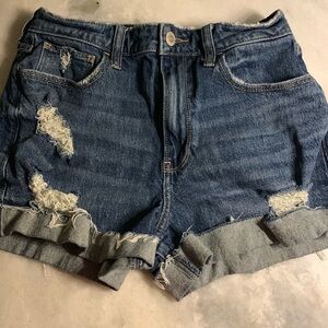 Denim Distressed Women's Shorts